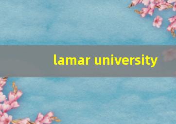 lamar university